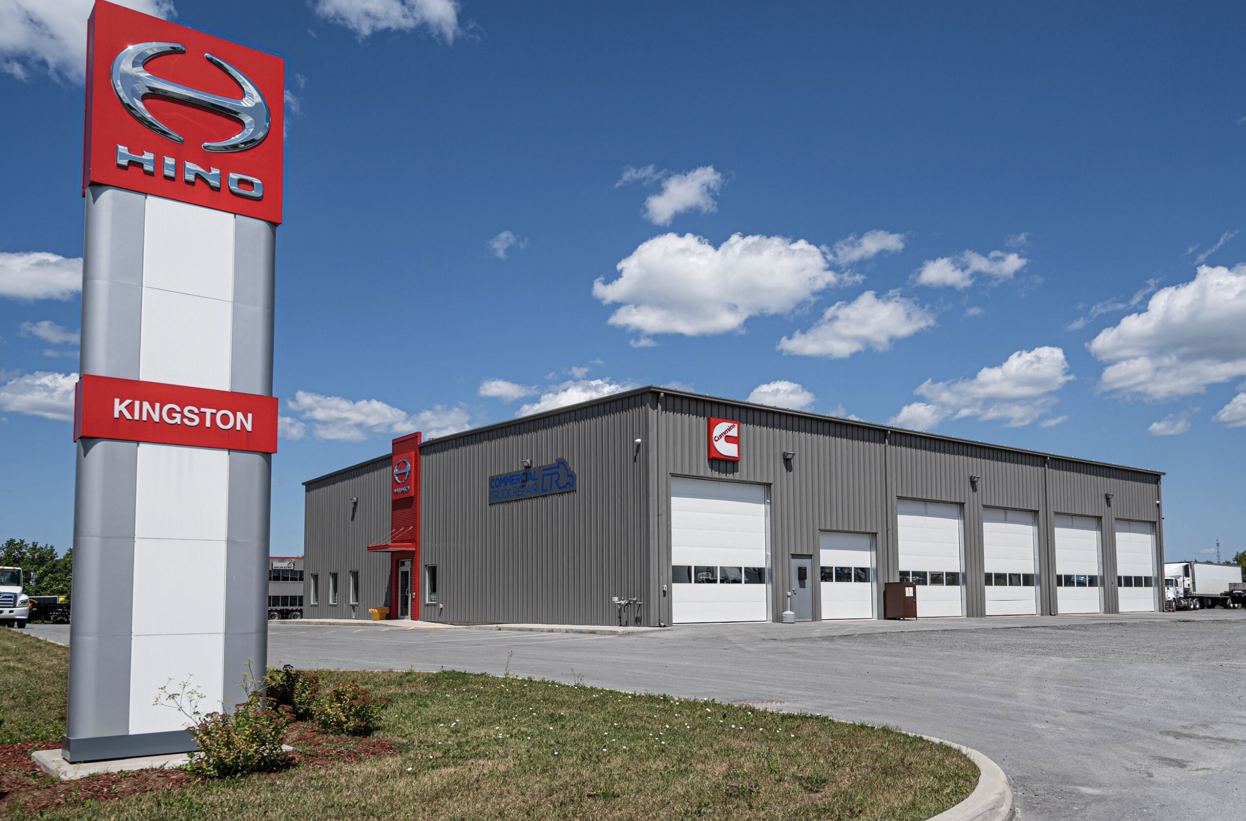 HINO truck dealership · Kingston, Ontario · Perras DiStefano Construction