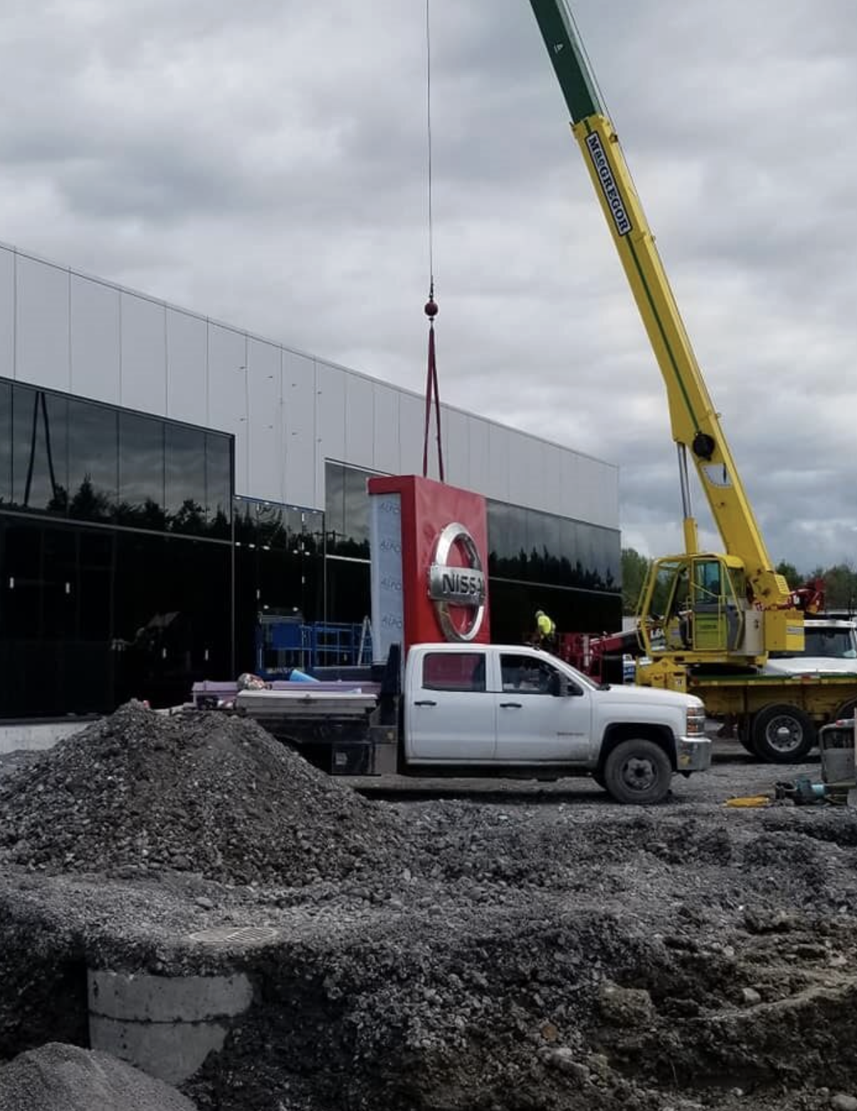 Nissan dealership built by Perras DiStefano Construction · Eastern Ontario commercial contractor